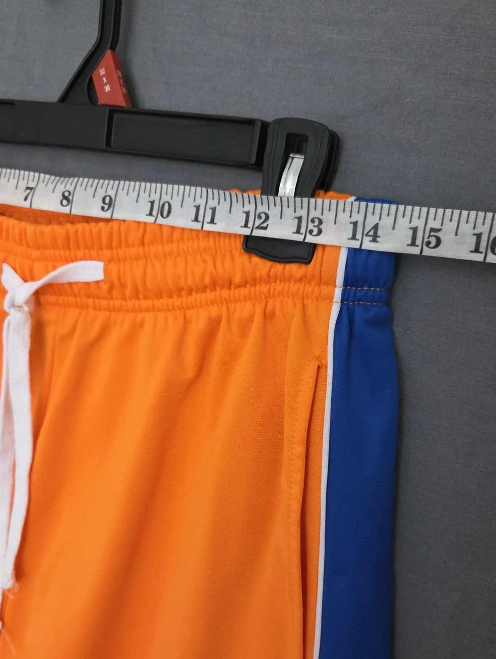 Two Pairs Boy's Athletic Track Pants Orange &‎ Blue Side Panels Black & White L